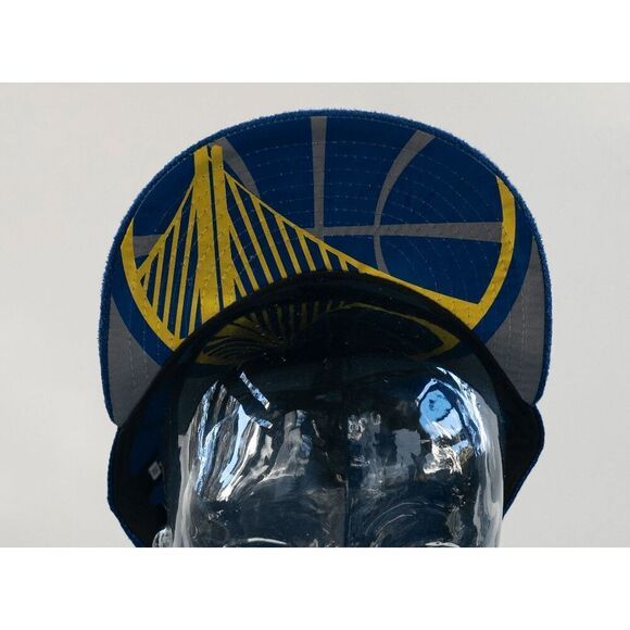New‎ Era Golden State Warriors Blue NBA 59Fiftyb Snapback Hat Cap - Picture 5 of 14